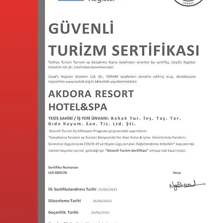 Akdora Hotel&spa Hotel 4*